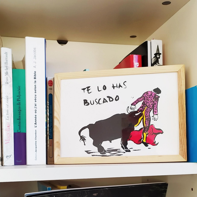 NO A LA TAUROMAQUIA Serigrafía 