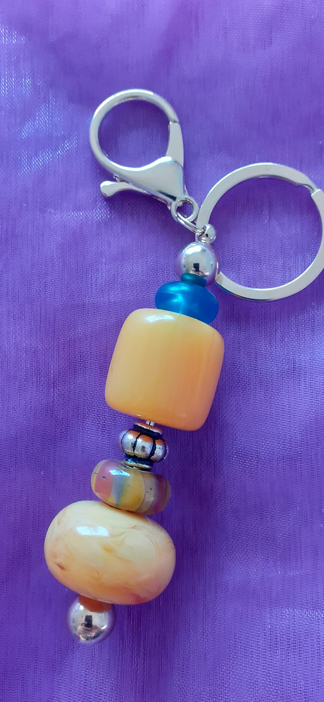 Pignus Porte-clés Bleu &amp; Jaune