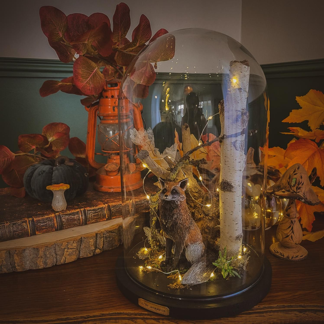 &quot;Les Pumking: d&#039;Ombre et de Rouille&quot; Sculpture Fantastique 