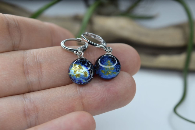 CRÉOLES VOIE LACTÉE MONTURE ARGENT (CPA8)