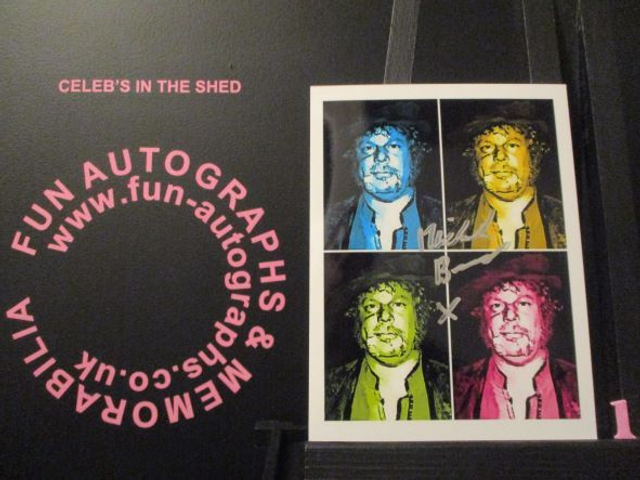 Michael Barber Authentic Autographed 6x4.5 Pop Art Limited Edition (1)