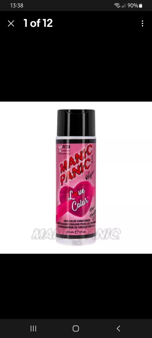 Manic Panic 'Love Color' colour depositing conditioner 236ml