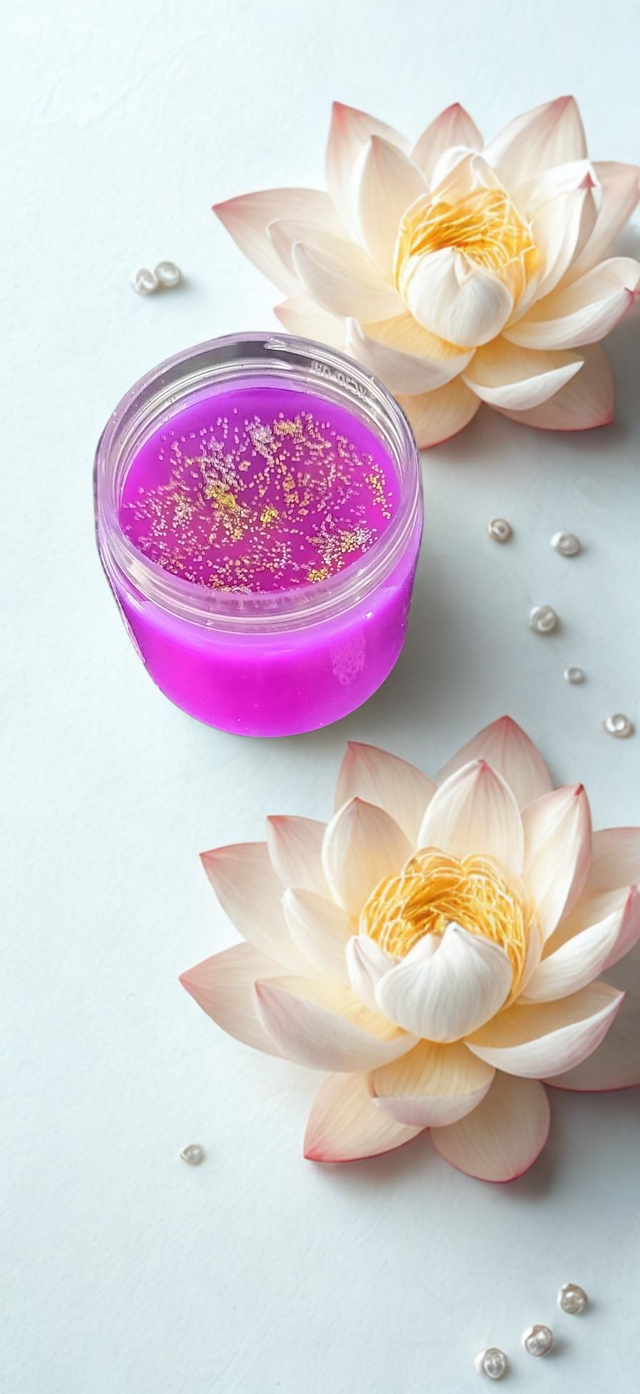 Le petit crémeux diamond lotus flower (Dupe lenor) 