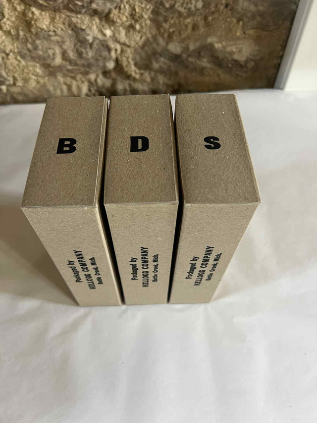 Lot de 3 rations Breakfast dinner supper 