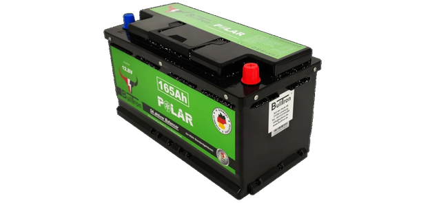 165Ah BullTron Polar LiFePO4 12.8V Akku mit Smart BMS, Bluetooth App und Heizung - 0% MwSt.