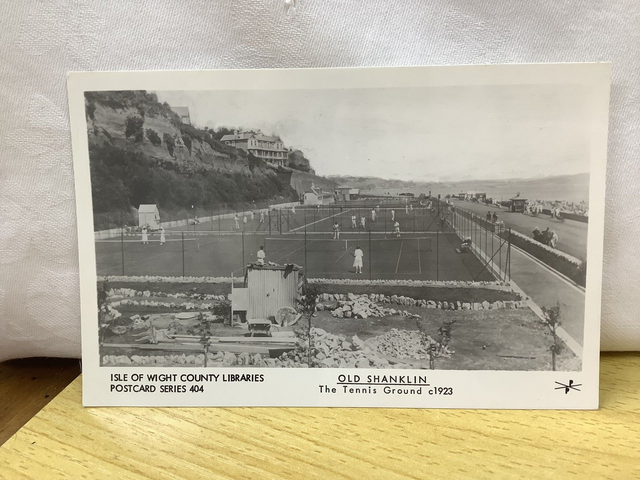 Old Shanklin, The Tennis Ground c1923, Isle of Wight County Libraries Postcard. Our Ref No. R633 Our Ref £2.00