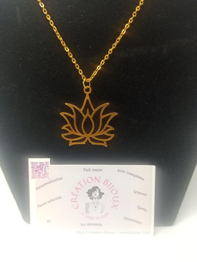 Collier lotus 
