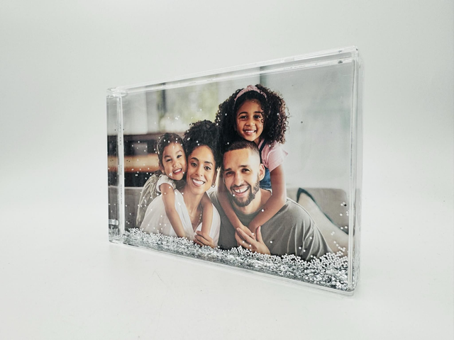 GlitterBlox - Photo Frame with foil engraved front