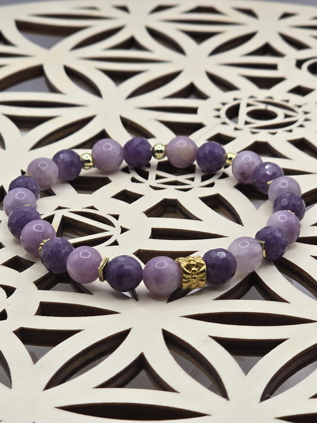 Bracelet Lépidolite 0,8 cm 