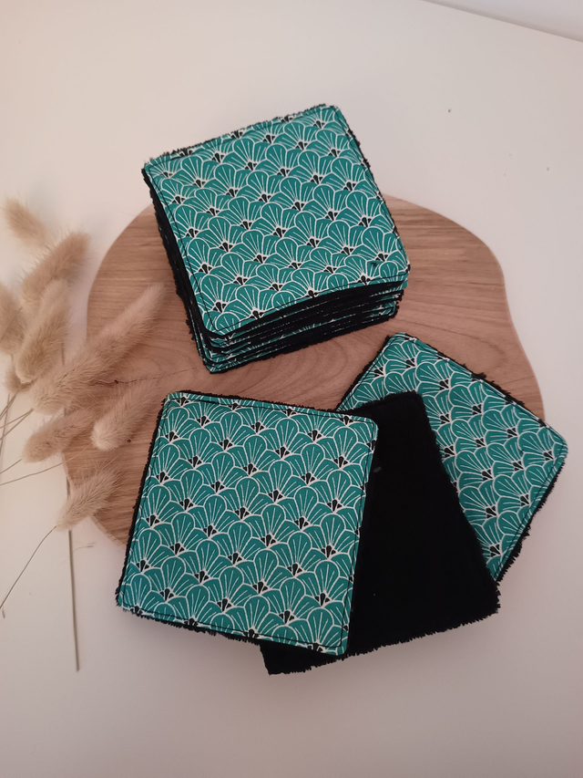 Pack de 5 cotons lavables démaquillants 