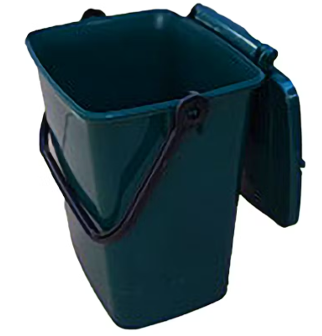 Green Food Waste Kitchen Caddie