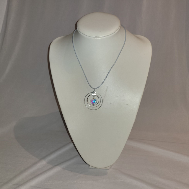 Iridescent Pendant Necklace