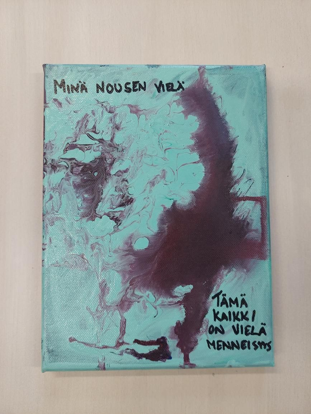 Minä nousen vielä 18x24cm 