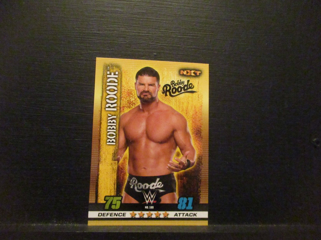 Bobby Roode - NXT Slam Attax 10th Edition Original Trading Card #189