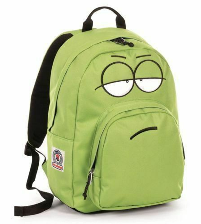 ZAINO INVICTA OLLIE PACK FANTASY FACE FACCINA VERDE