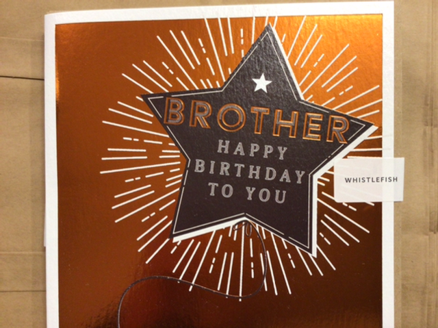 Birthday Relative Brother (Star) Happy Birthday to you WF