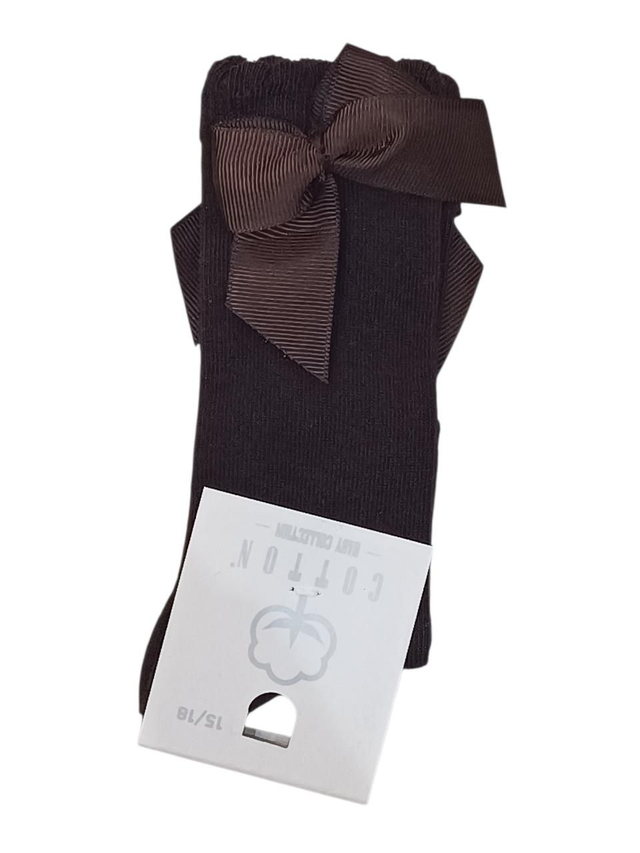 Chaussettes haute marron