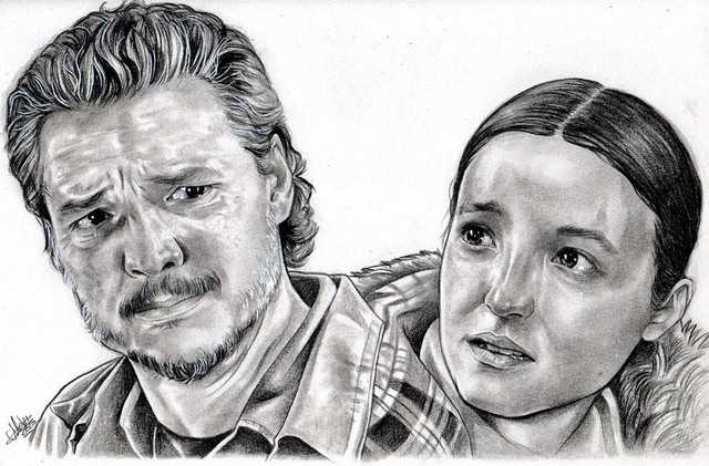 Joel &amp; Ellie " because I love you" - print