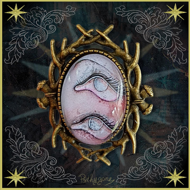 Œil foisonnant - Broche