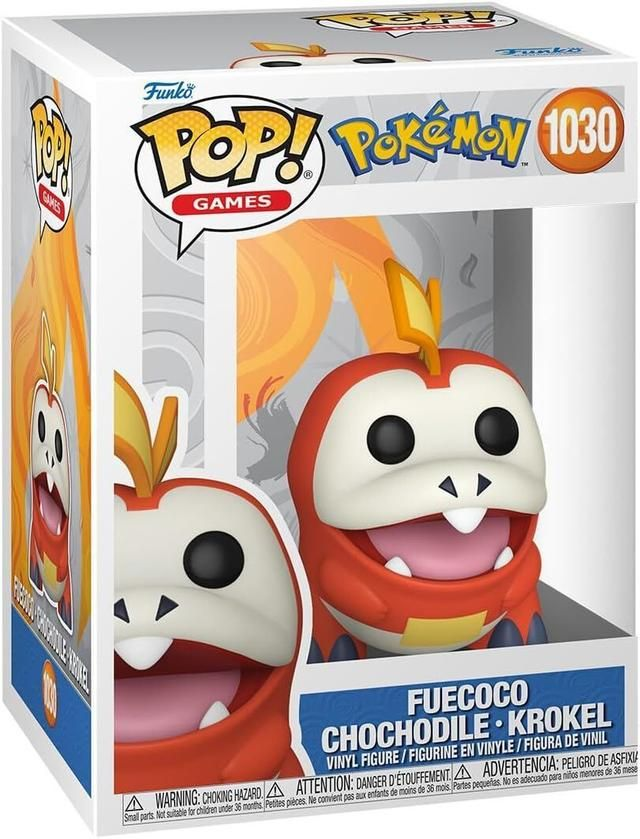 Funko Pokemon POP! Games Vinyl Figure Fuecoco 9 Cm