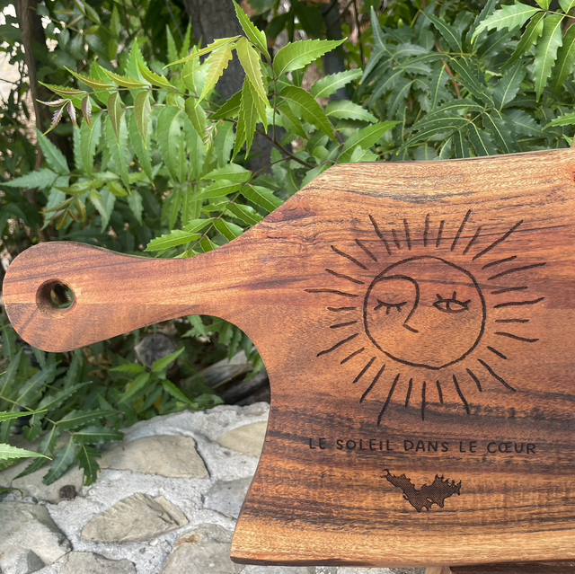 Planche à découper « soleil »