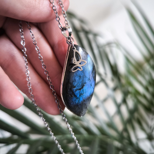 Collier protecteur - Labradorite (5)