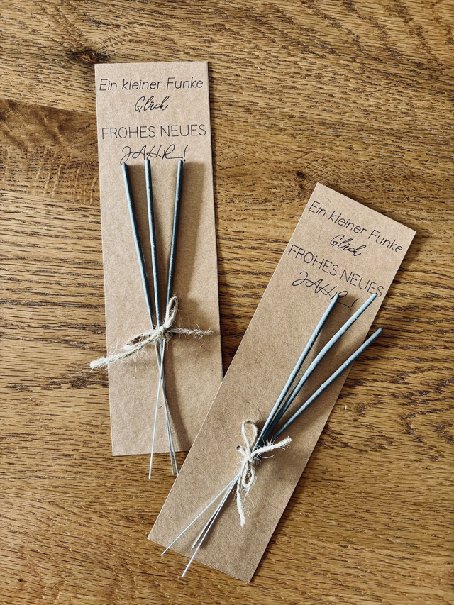 Wunderkerzen mit Spruch