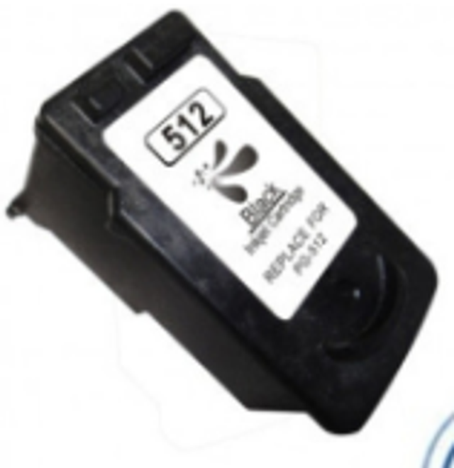  510 512 xl  Compatible Canon BLACK  equivalent PG510 normal CCB00026