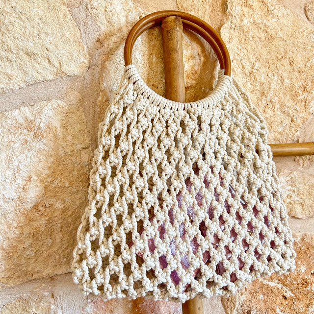 Sac en macramé 