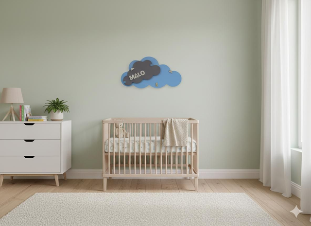 Plaque prénom déco : le détail poétiques de la chambre