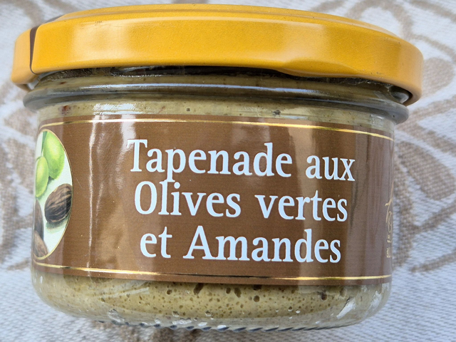 Tapenade aux Olives Vertes et Amandes
