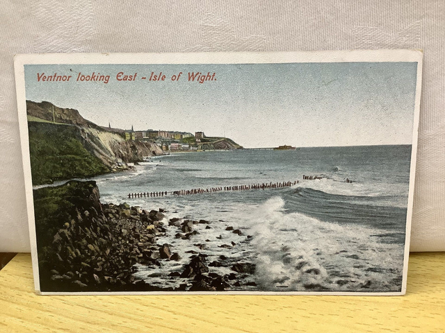 Ventnor looking East, Isle of Wight, The Ideal Post Card Series Vintage Postcard. Our Ref No. R770 £2.75