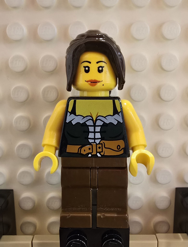 LEGO edu022 Goldsucherin Minifigur