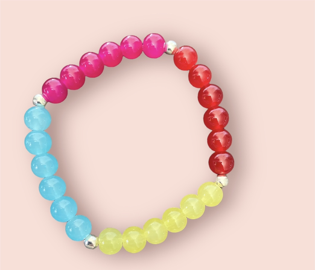 Red/Yellow/Pink/Blue Bracelet 