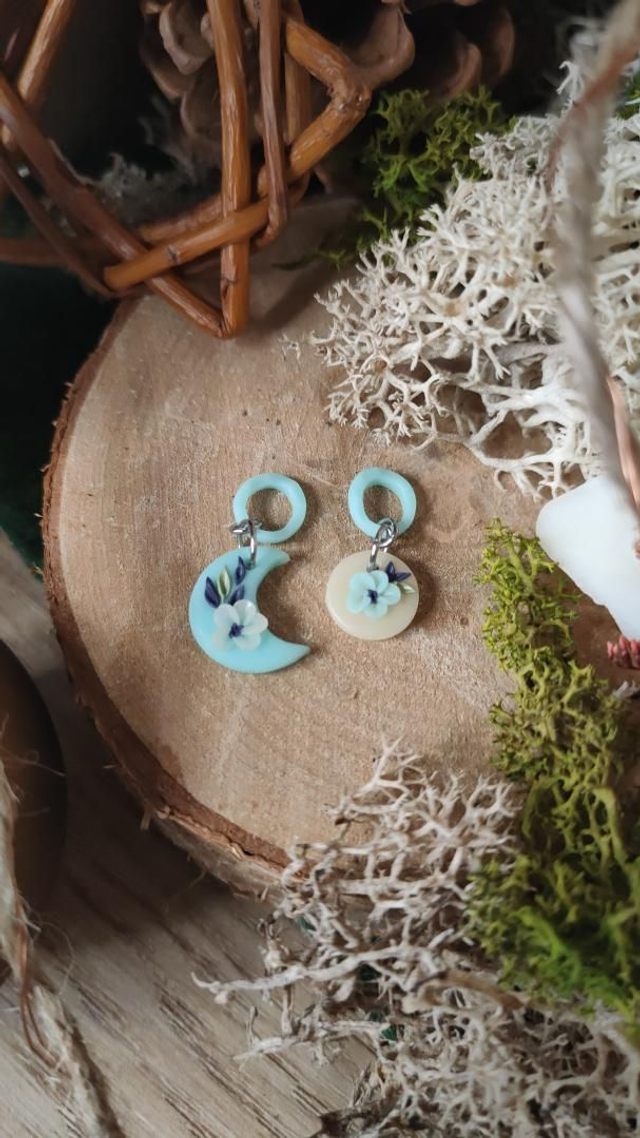 Marqueur Lune hivernale lot de 2