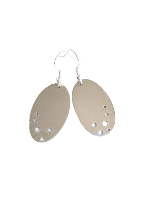 Boucles d'oreilles Eleanor plaqué argent