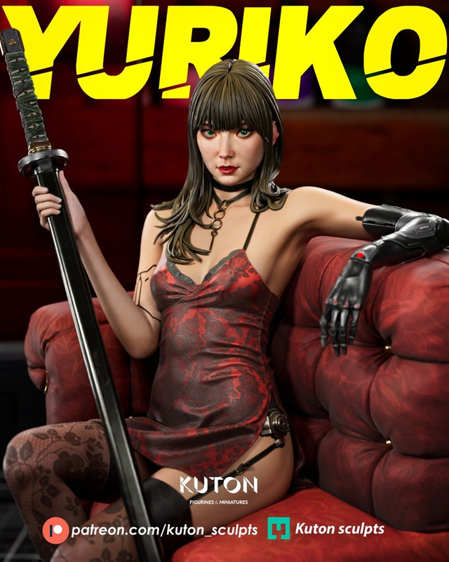 STATUE YURIKO série heroic fantasy