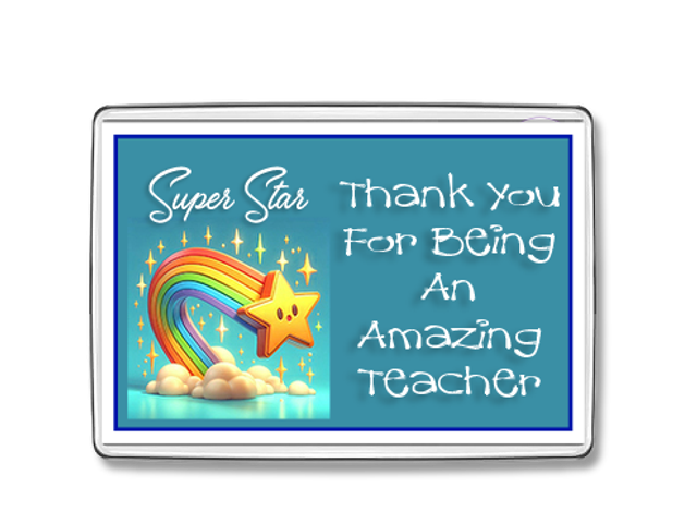 Schools Out Oblong Fridge Magnet FM02