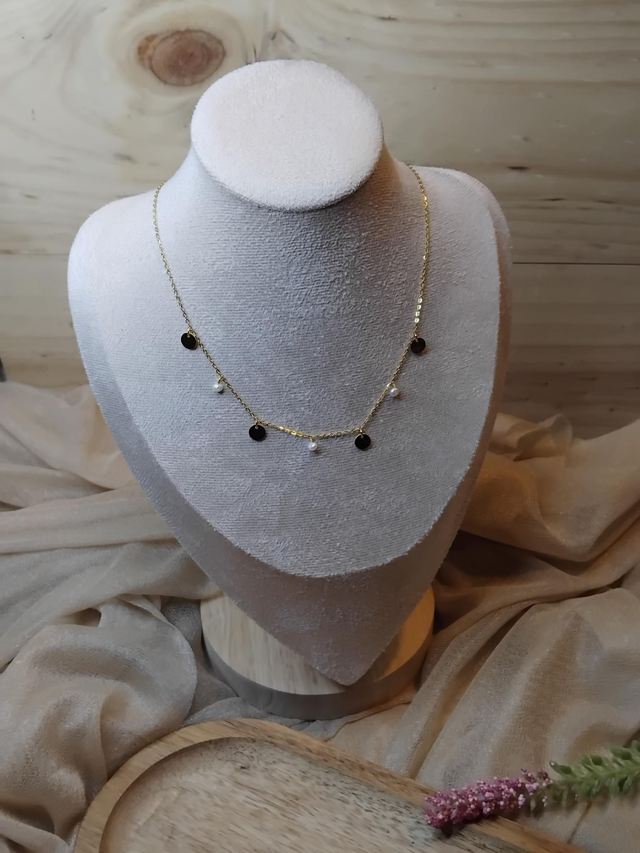 Collier pampilles en acier inoxydable 