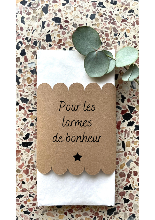 Étui à mouchoir &quot;Marguerite&quot; - Personnalisable