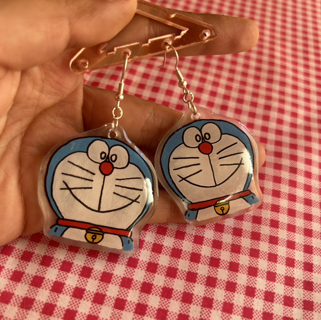 Pendientes Doraemon 