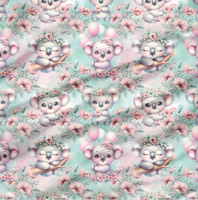 Coupon de tissu koala 