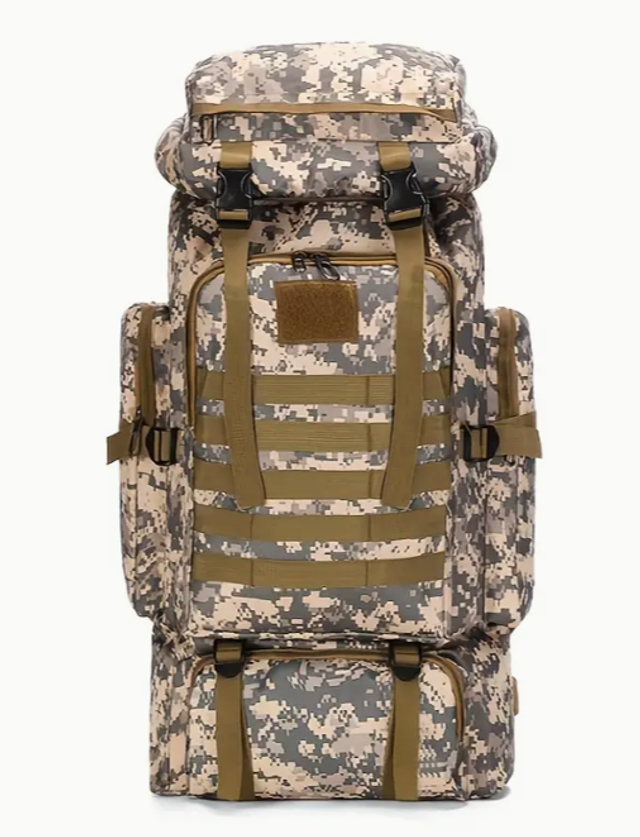 95 Litre Military Backpack - Grey