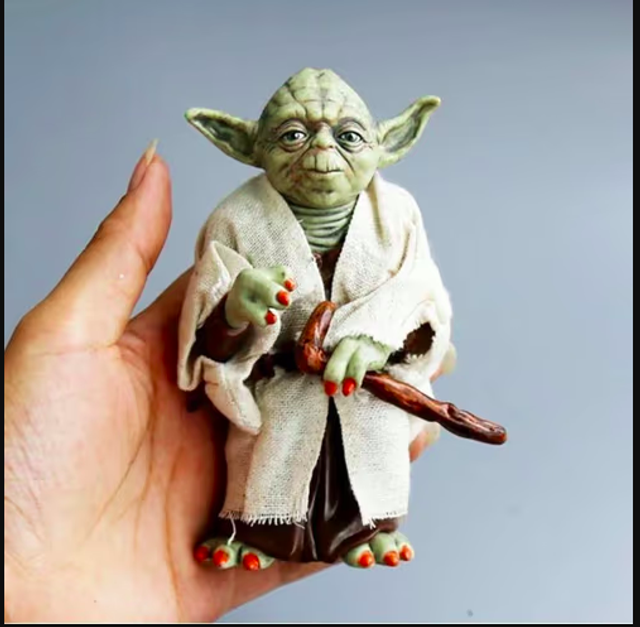 Star Wars Master Yoda actie figuurtje (12cm)
