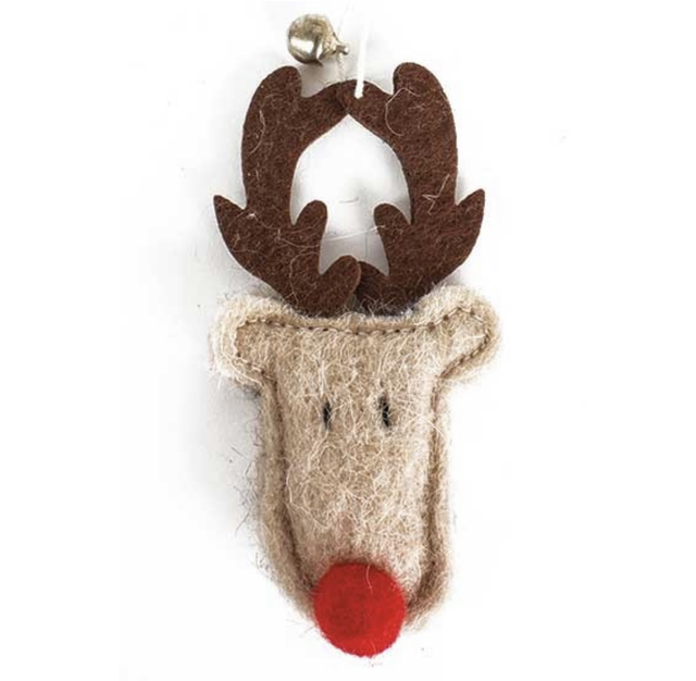 Hanging Moose Head (felt)