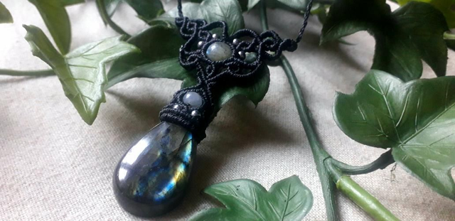 Collier • labradorite 