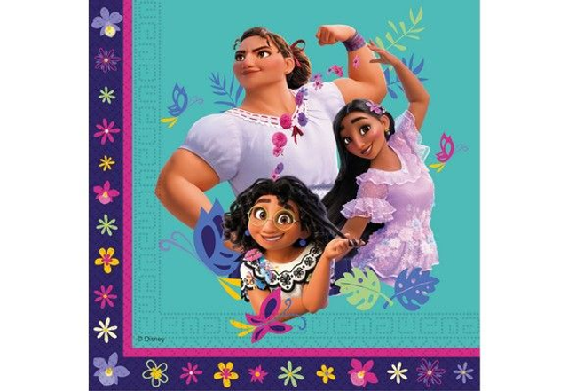 ENCANTO DISNEY , TOVAGLIOLI 20 PZ PARTY 