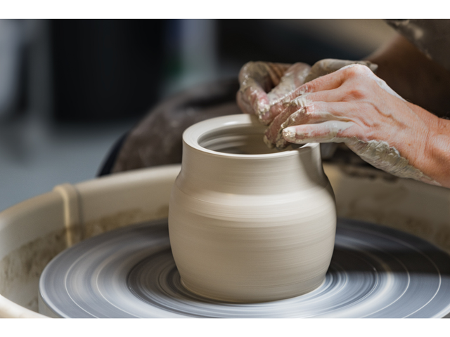 Forfait 10 h d'initiation au tournage (poterie) pour 1 personne