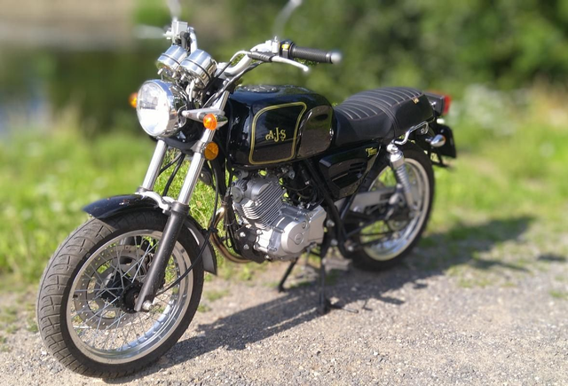 AJS 125ccm, najeto 400km