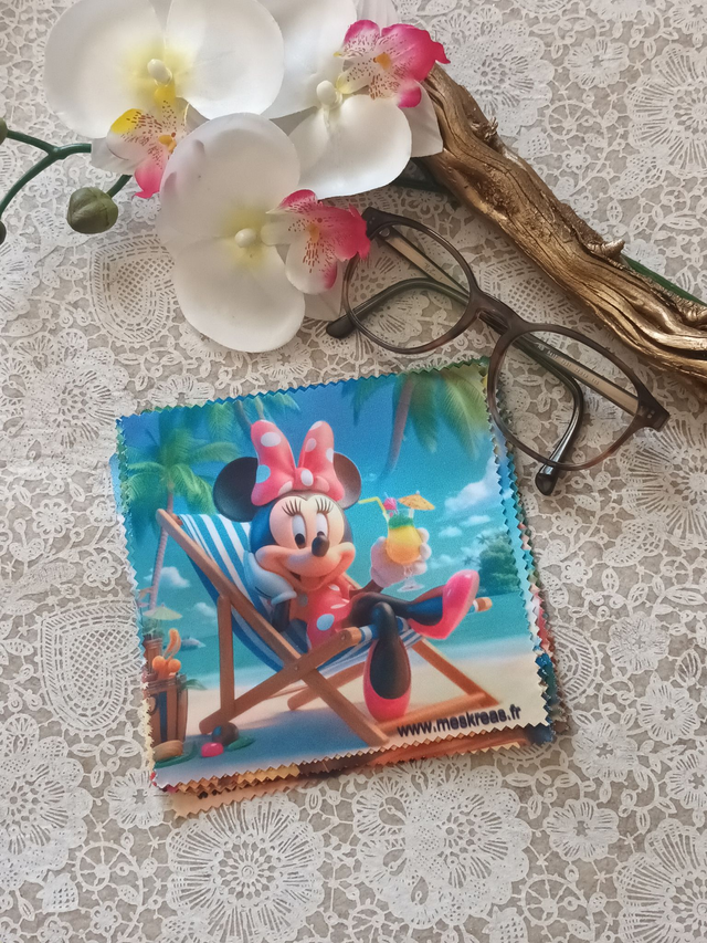 Chiffon Microfibre Minnie plage